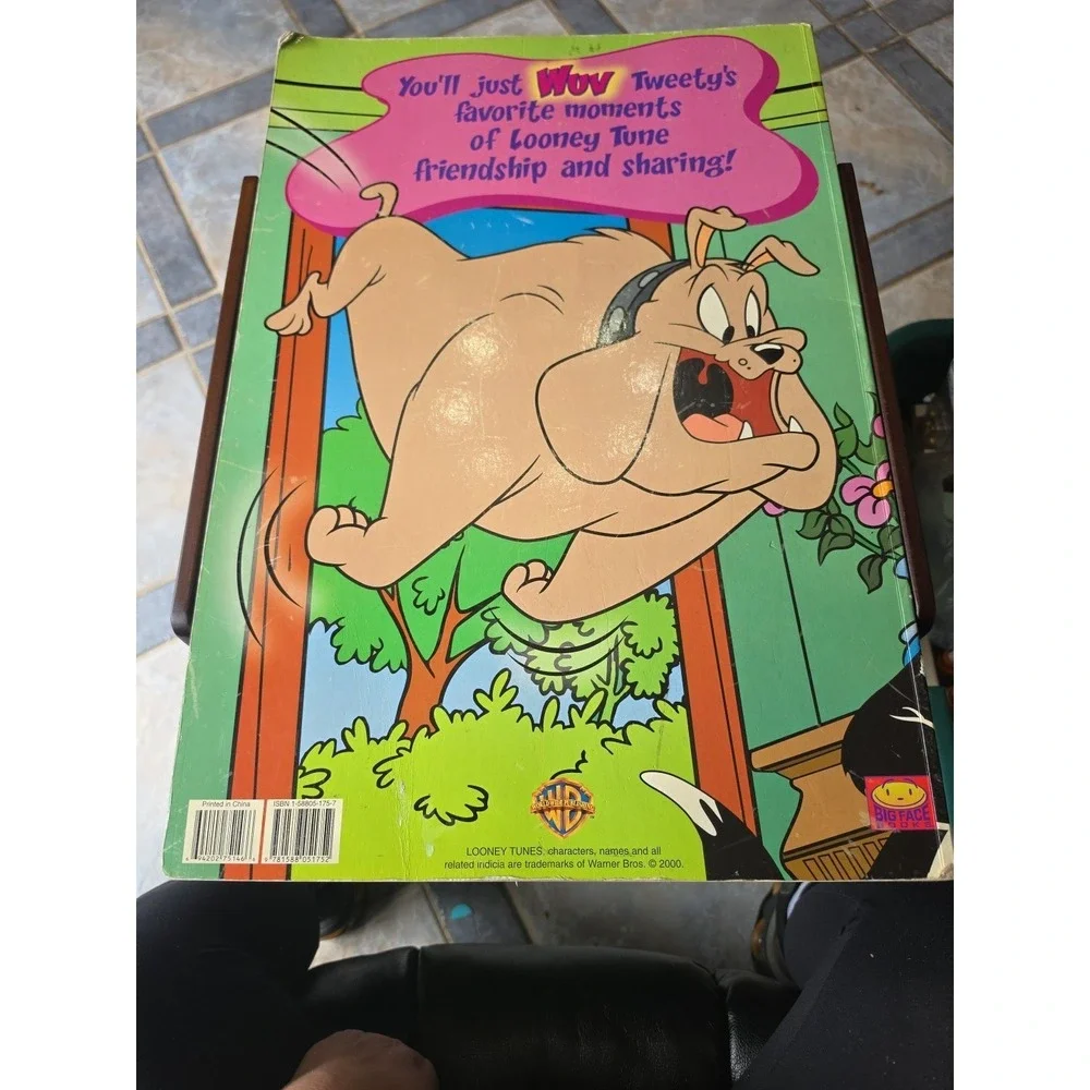 Tweety's Big Book Of Widdle Wuv Stories Bird Sylvester Looney Tunes Pepe Pew L1